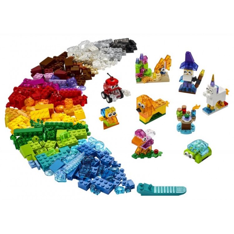 LEGO Classic 11013 Priesvitné kreatívne kocky