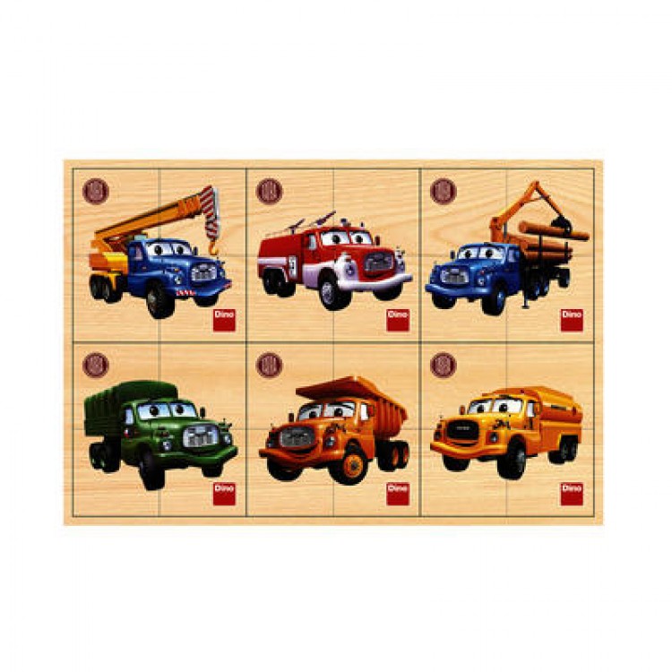 Dino Tatra Drevené puzzle 6x4