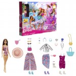 Mattel Barbie Módný adventný kalendár 2023