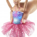 Mattel Barbie svietiaca magická baletka s ružovou sukňou