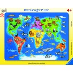 Ravensburger Mapa sveta so zvieratami 30